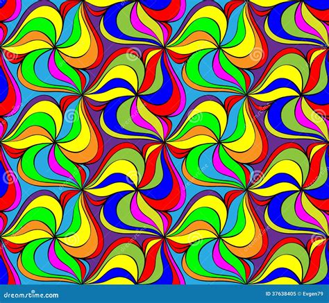 Seamless Abstract Multicolored Pattern Stock Vector Illustration Of