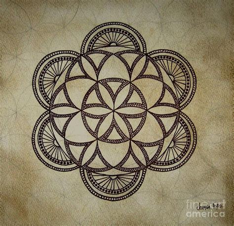 Secret About Secrets Geometric Flower Flower Mandala Geometric Art