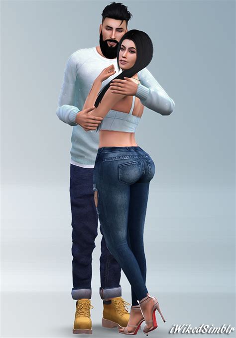 sims 4 cc s the best couple pose pack by iwikedsimblr