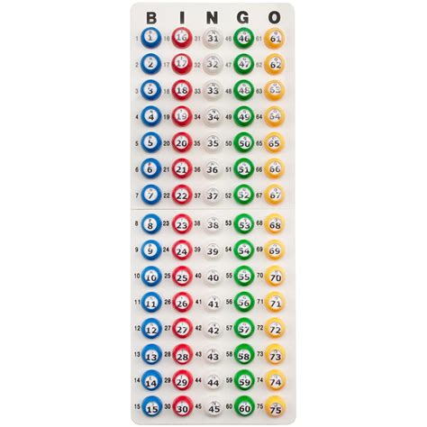 Bingo Game Master Board And 78 Inch Multi Color Plastic Bingo Balls