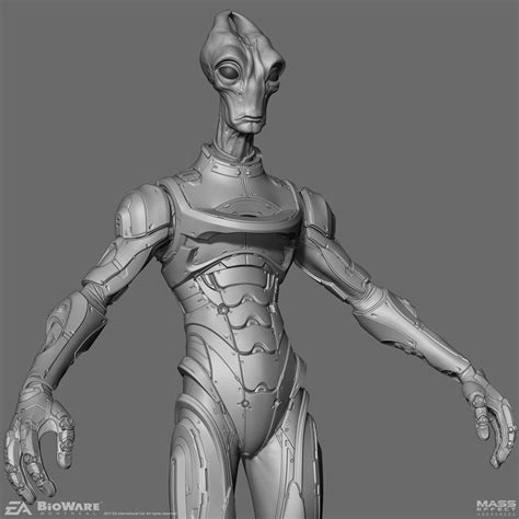 Mass Effect Andromeda Salarian Armor Behance