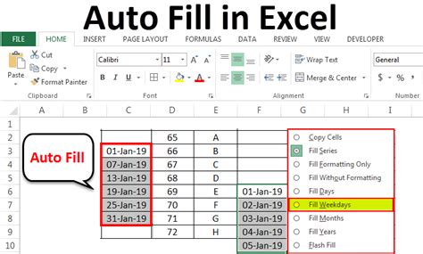 AutoFill in Excel | Steps to know How to Apply AutoFill