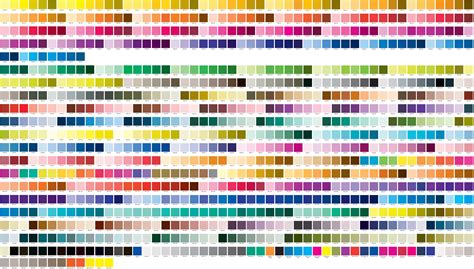 Pantone Color Chart Pantone Color Colors And Color Charts Riset