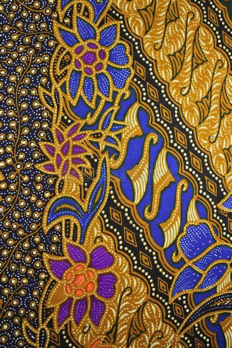 Indonesian Batik Pattern Stock Photo Image Of Cloth 115987276