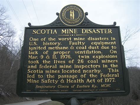 Scotia Mine Disaster Historic Marker Flickr Photo Sharing
