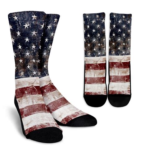 American Flag Socks American Flag Socks Crew Socks Socks