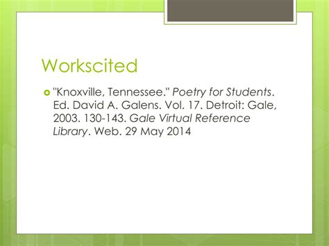 Ppt Knoxville Tennessee Nikki Giovanni Powerpoint Presentation Free