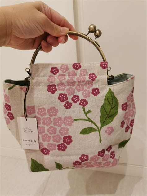 Ino Kichi Sakura Kimono Bag Made In Kyoto Women S Fashion Bags Wallets Clutches On Carousell