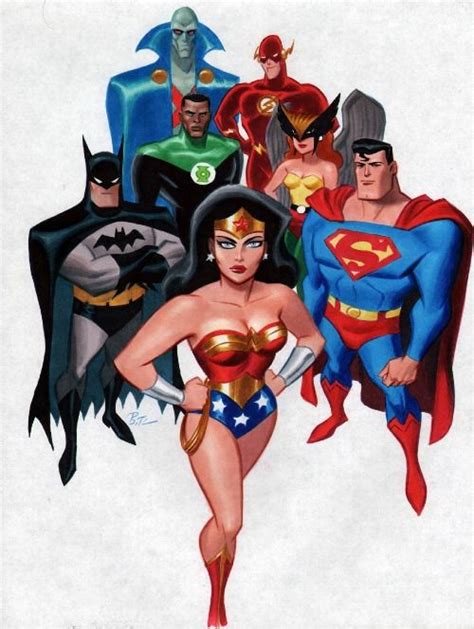 Justice League By Bruce Timm Bruce Timm Justice League Animated Dc
