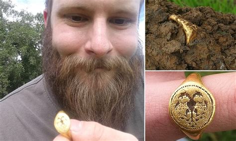 amateur treasure hunter 30 unearths elizabethan gold signet ring worth £10 000