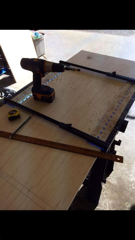 Using My Rockler Jig To Place Pin Holes For Adjustable Shelves