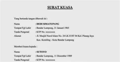 Apabila hibah diberikan kepada anak di bawah umur atau orang yang tidak waras akal pikirannya, maka harus diserahkan kepada wali atau pengampu yang sah dari anak di bawah umur #3 surat hibah emas. Contoh Surat Kuasa Yang Baik dan Benar | GUDANG MAKALAH
