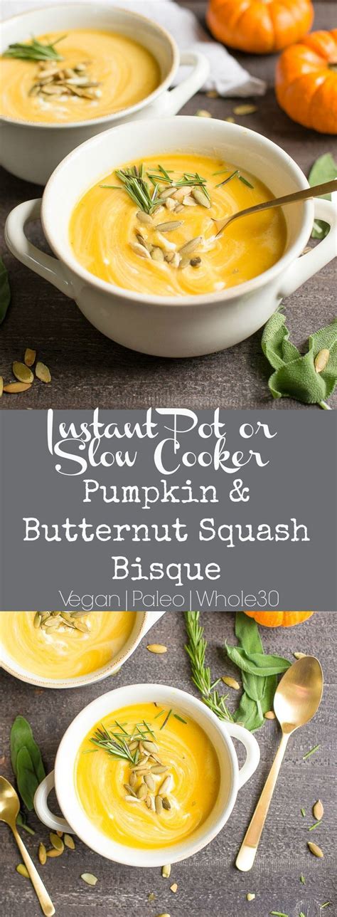 We did not find results for: Slow Cooker or Instant Pot Pumpkin Butternut Squash Bisque ...