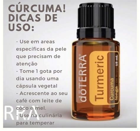 Óleo Essencial Turmeric Cúrcuma 15ml Doterra à venda em Goiânia Goiás