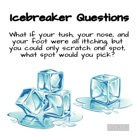 250 Best Icebreaker Questions To Start A Fun Chat Parade