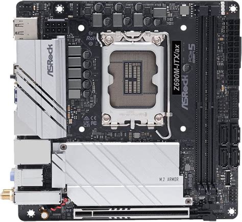 Buy Asrock Z690m Itxax Motherboard Intel 12th Generation Cpu Lga1700