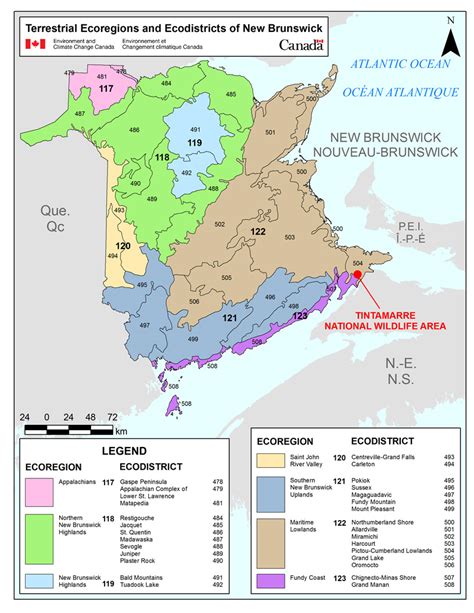 New Brunswick Moose Hunting Zones Map