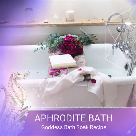 goddess aphrodite bath soak recipe the goddess lifestyle plan® life and business coaching