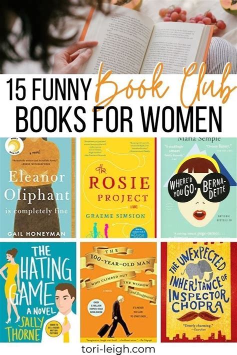 15 Hilariously Funny Book Club Books For Women Book Humor Book Club