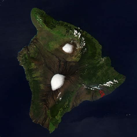 Snow On The Summits Of Hawaii Image Of The Day