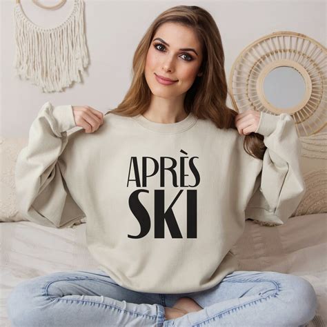 Apres Ski Sweatshirt Apres Ski Sweater Apres Ski Jumper Etsy