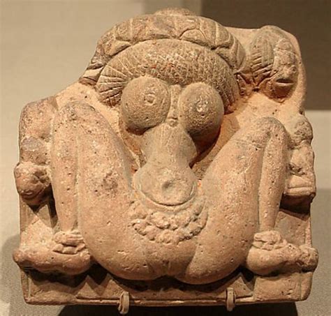 Lotus Headed Fertility Goddess Lajja Gauri India 6th Cent Flickr