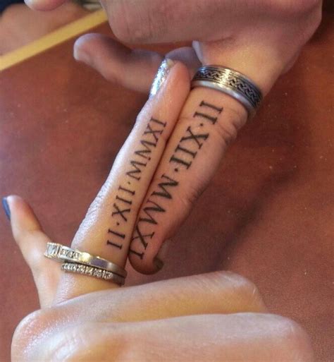 Infinity Finger Tattoos For Couples Ring Finger Tattoos Wedding