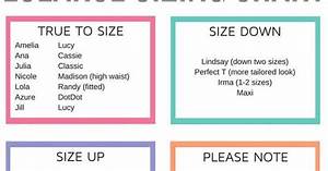 Free Printable Lularoe Sizing Chart I Love This Guide For Llr Free