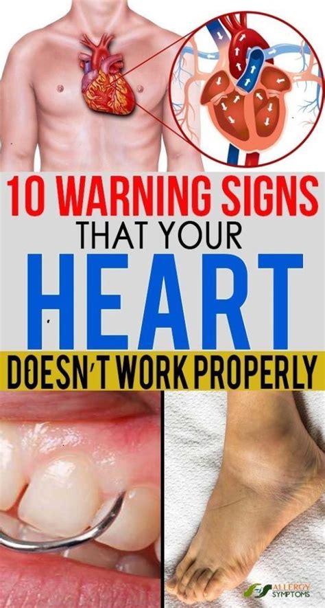 10 Warning Signs That Your Heart Doesnt Work Properly Warning Signs