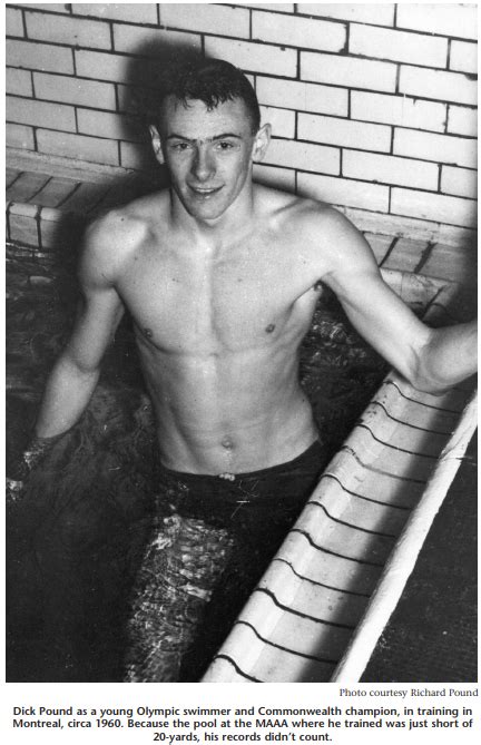 Dick Pound As A Young Olympic Swimmer Policy Options