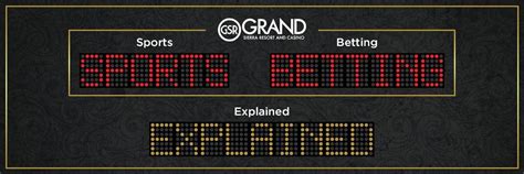 Seeing this in action is best done with an example. Sports Betting Explained