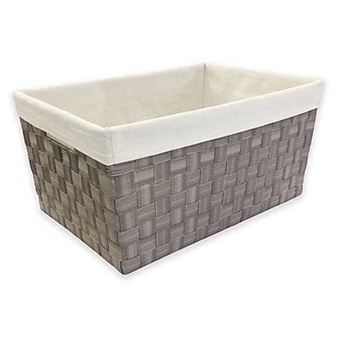 Citysearch's bed bath & beyond store locator is very easy to use. Mystic Apparel Basket Weave Storage Bin with Liner in Grey ...