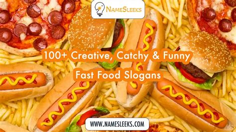 100 Creative Catchy And Funny Fast Food Slogans Namesleeks