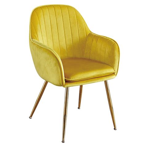 Lara Ochre Yellow Dining Chair Yellow Dining Chair Lounge Chair