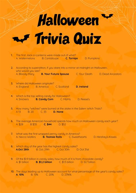15 Best Printable Halloween Trivia And Answers Pdf For Free At Printablee