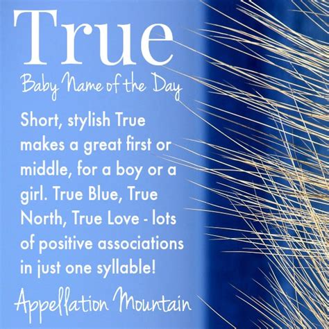 True Baby Name Of The Day Appellation Mountain