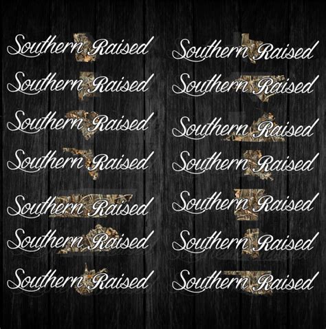 Southern Raised Decals Camo State Bad Bass Designs