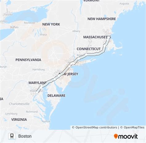 Acela Route Schedules Stops And Maps Boston Updated