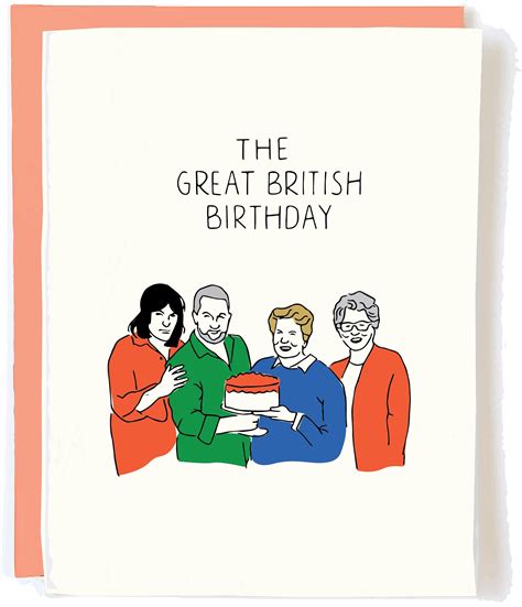 Great British Birthday Card Mary Barry Funny Birthday Card Etsy