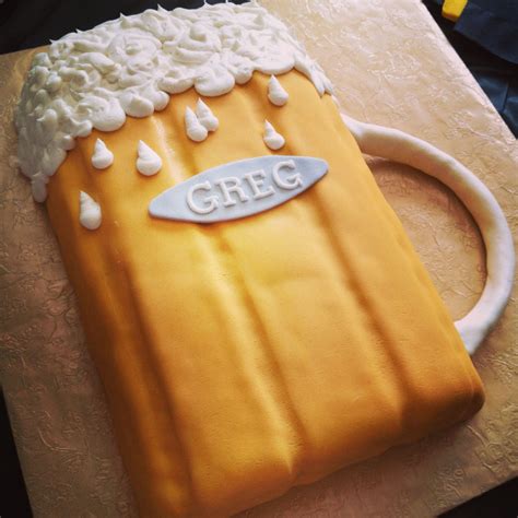 Beer Mug Cake Birthday Cakes For Men Birthday Party Happy Birthday Beer Mug Cake Beer Cakes