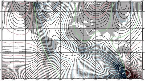 Free Images World Magnetic Declination Map