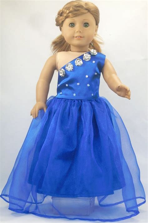 1pc Doll Clothes Blue Party Dress Outfit Suit For 18 American Girl K9c Ebay