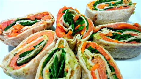 To warm big tortillas, roll them up, then wrap in foil and heat directly over the stove, turning often. Smoked Salmon And Avocado Wraps Recipe - Food.com