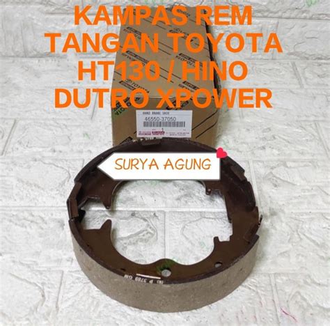 Kampas Rem Tangan Hand Brake Shoe Toyota Ht130 Hino Dutro Xpower