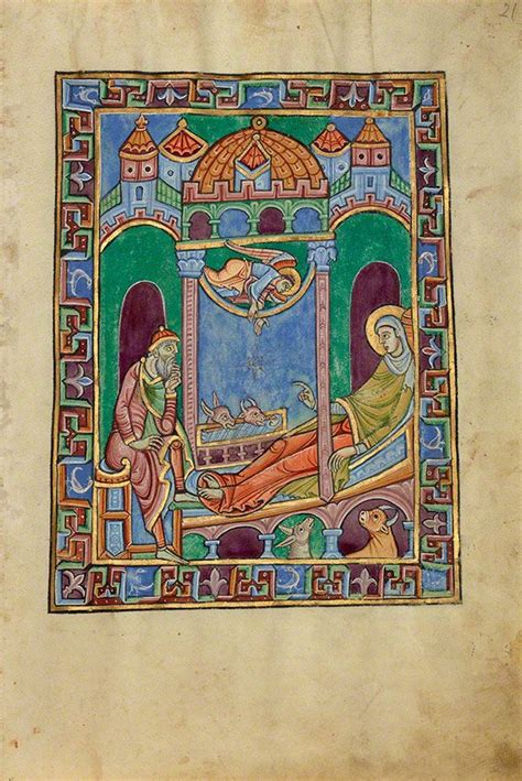 The Nativity In The St Albans Psalter Alexis Master Medieval
