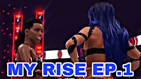 WWE 2K22 MyRISE Episode 1 THE PRELUDE FEMALE YouTube