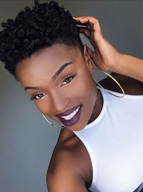 Women with short hair tapered have the best styling options: 50 Short Hairstyles for Black Women | StayGlam