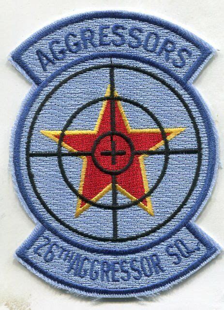 Usaf Us Air Force 26th Aggressor Sq Patch Fighter Ebay