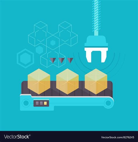 Mass Production Royalty Free Vector Image Vectorstock