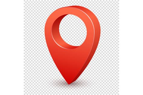 Map Pointer 3d Pin Pointer Red Pin Marker For Travel Place Location